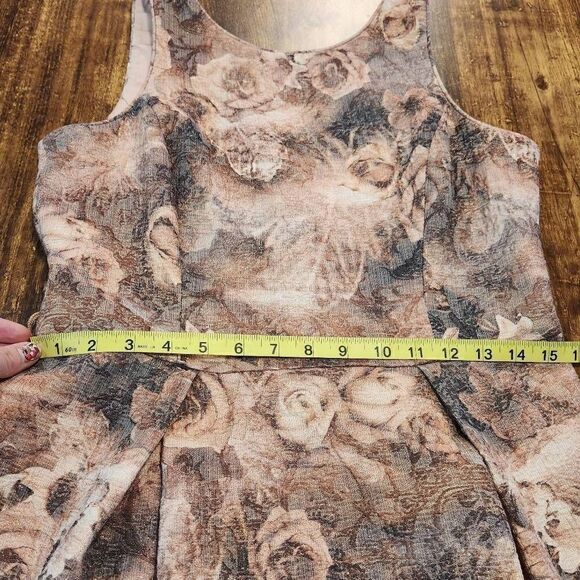 Belle Badgley Mischka u-back rose dress - Picture 8 of 9